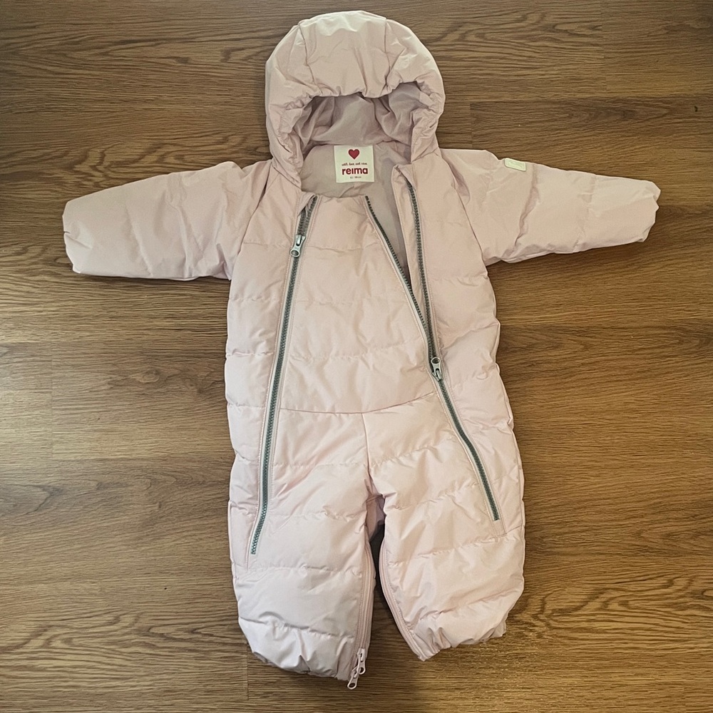 Reima Pink Kids Snowsuit for 62-68 cm (3-6 month old)